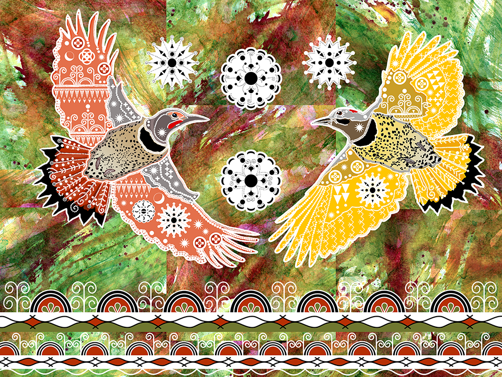 Double Flickers: East Meets West - Fine Art Print