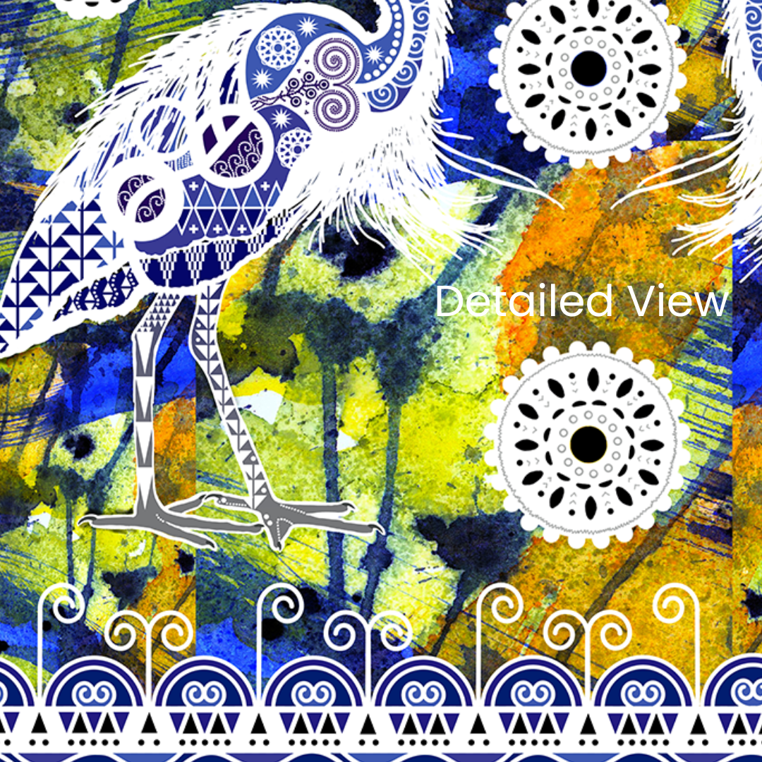Double Great Blue Herons - Fine Art Print
