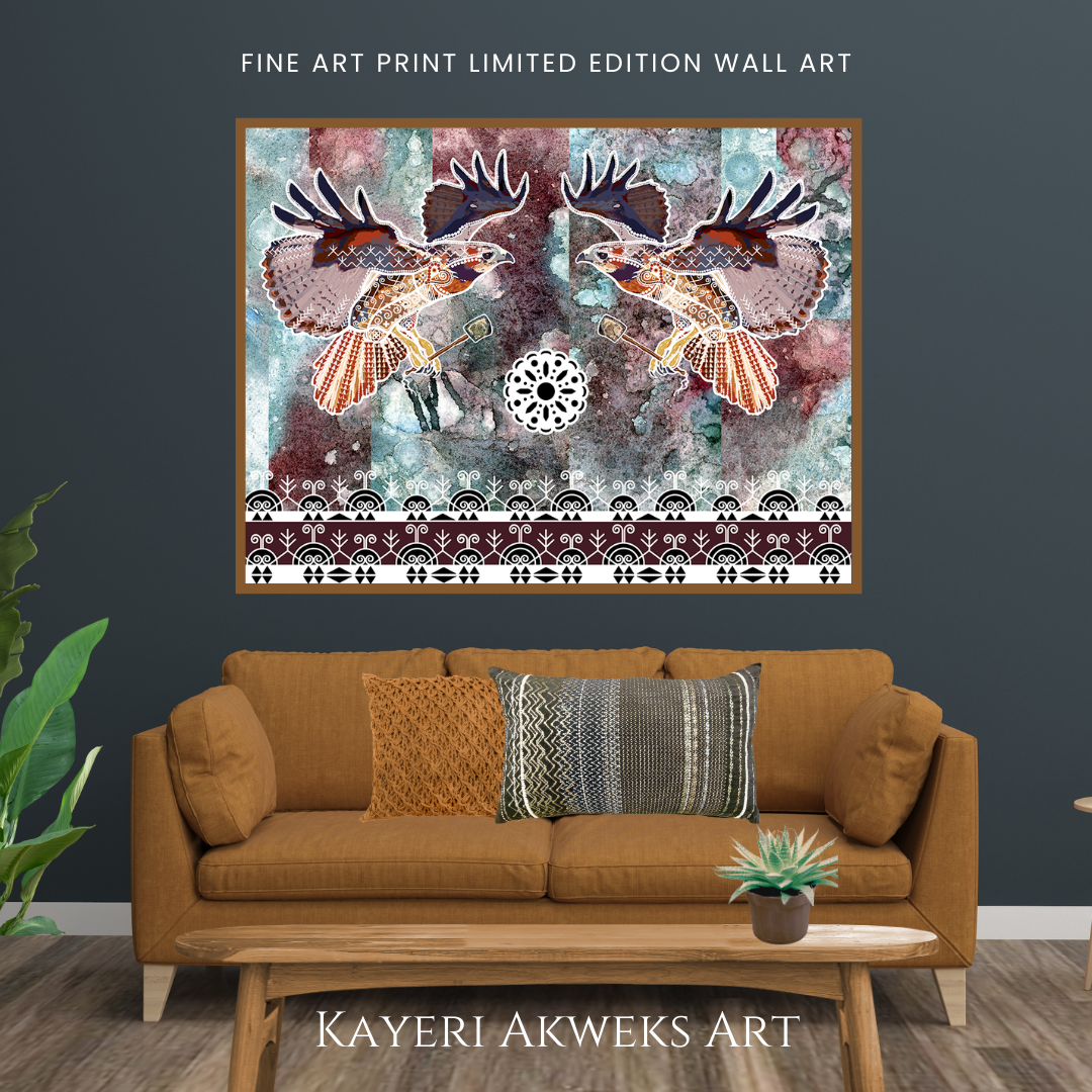 Double Hawks at the Sing - Fine Art Print