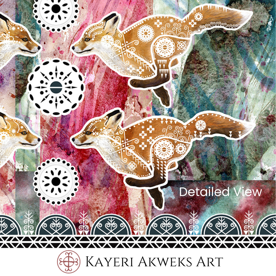 Four Red Fox Kits - Fine Art Print